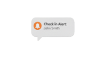 Alerta de check-in